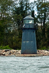 Tongue Point Lighthouse Tower by Trees